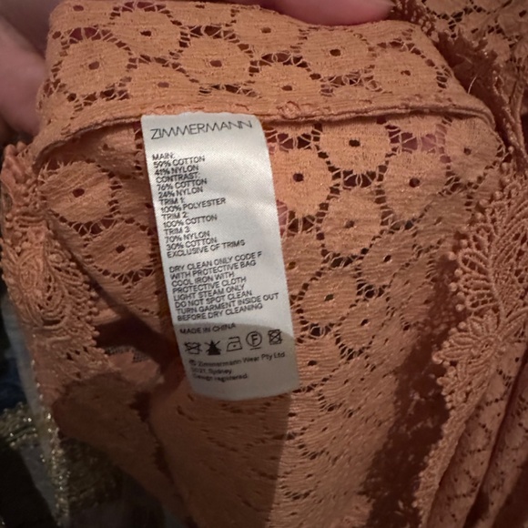 Zimmermann lace top/blouse US size6 NWT - Picture 4 of 4